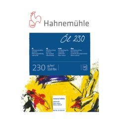 Block Hahnemuhle oleo/acrilico 24x32 230g 10 hojas