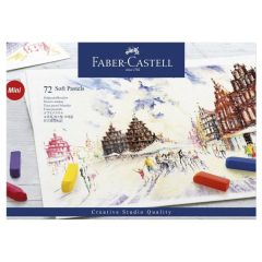Pastel tiza Faber Castell cortos x72