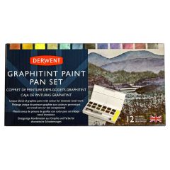 Set de acuarelas Derwent graphitint paint pan x12