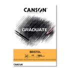 Block Canson 1557 Graduate Bristol tamaño A3 180 gr y 20 hojas