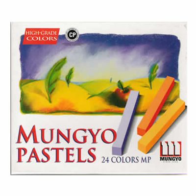 Set de pasteles a la tiza Mungyo mp-24 x 24 colores