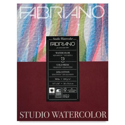 Block Fabriano studio watercolour 200g 28x35.6 satinata