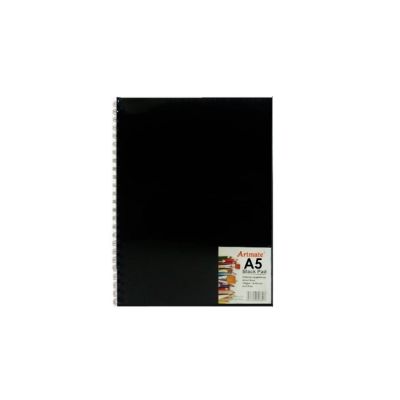 Block Artmate papel negro 140g A5 30 hojas
