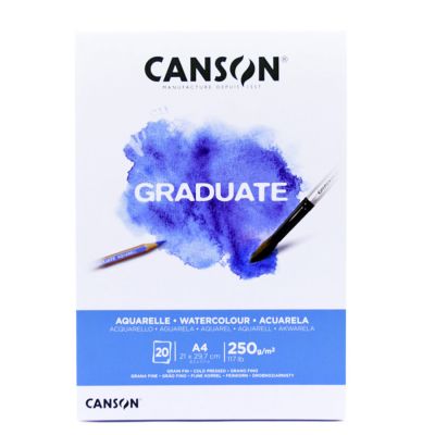Block Canson Graduate A4 250 grs 20 hojas