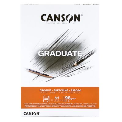 Block Canson Graduate croquis 96grs. A4 40 hojas
