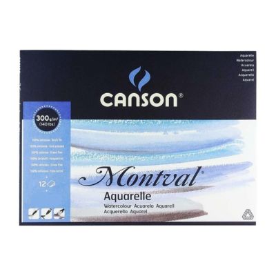 Block Canson Montval 10.5x15.5 300g 12 hojas