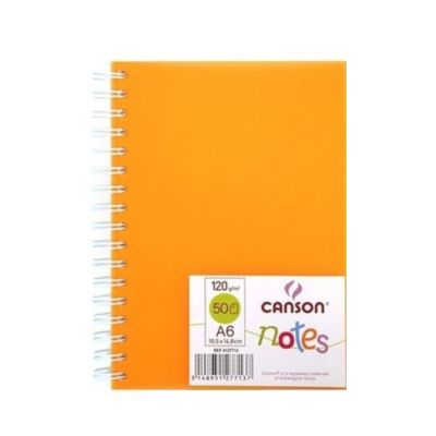 Block Canson notes A6 120grs amarillo