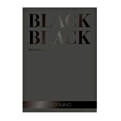 Block Fabriano Black Black 300grs. 29,7 x 42cm x20 Hojas