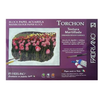 Block Fabriano torchon 24x34 270grs. 10 hojas
