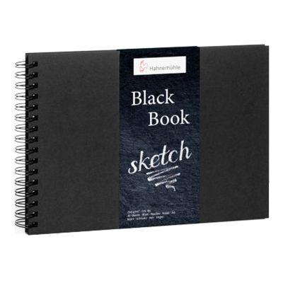 Block Hahnemuhle Black Book A4 250g 30 hojas apaisado