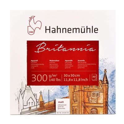 Block Hahnemuhle Britannia 30x30 300g 30 hojas
