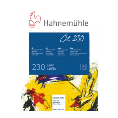 Block Hahnemuhle oleo/acrilico 30x40 230g 10 hojas