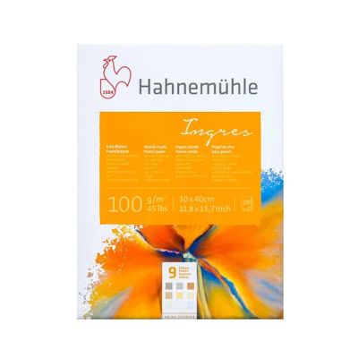 Block Hahnemuhle Ingres 9 colores 30x40 100g 20 hojas