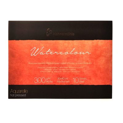 Block Hahnemuhle Watercolour grano satinado 30x40 300g 10 hojas