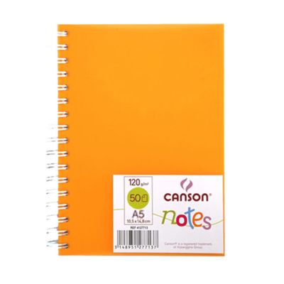 Block Canson notes A5 120grs 50 hojas amarillo