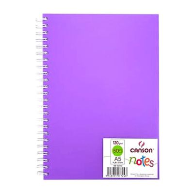 Block Canson notes A5 120grs 50 hojas violeta