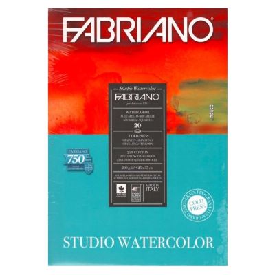 Block Fabriano watercolour 200grs 25x35