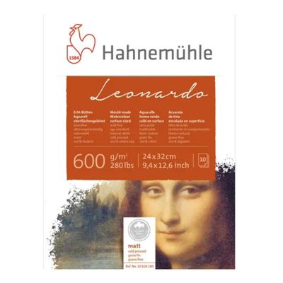 Block Hahnemuhle Leonardo 24x32 600g 10 hojas