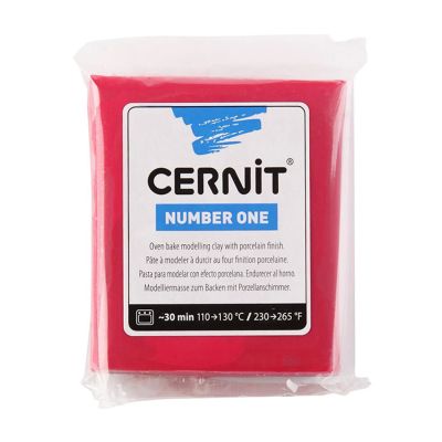 Arcilla polimerica Cernit x 56grs carmin (420)