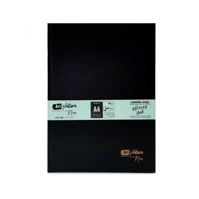 Cuaderno Plantec Art Nature noir tamaño A4 90g x80hojas (punteado)