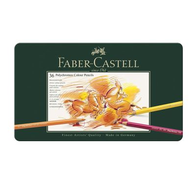 Lata lápices Faber Castell polychromos x 36
