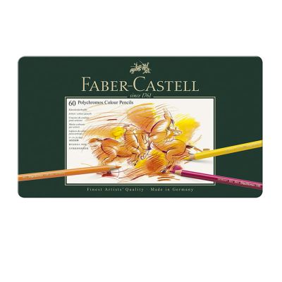 Lata de lápices Faber Castell polychromos x 60