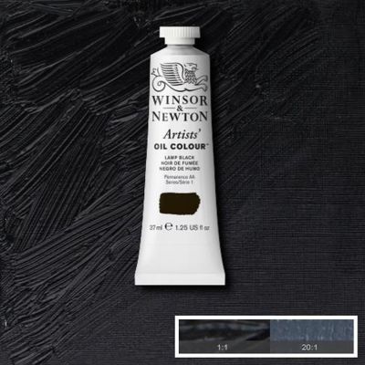 Oleo Winsor & Newton profesional x37cc negro de Humo (337)