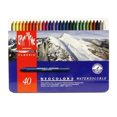 Set de crayones acuarelables Caran d'Ache Neocolor II x 40 Uni