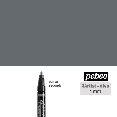 Marcador de oleo Pebeo 4artist 4mm plata (70)
