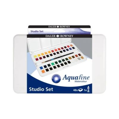 Set de acuarelas Daler Rowney aquafine x 48 colores