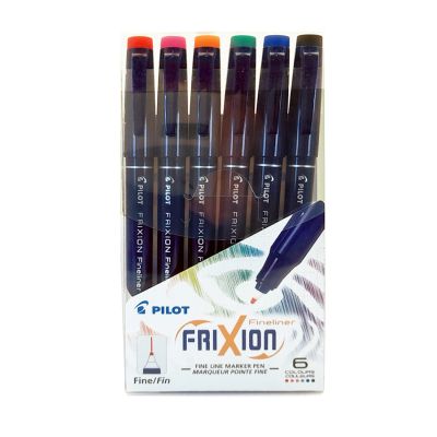 Set de marcadores Pilot frixion fineliner x6 colores Surtidos