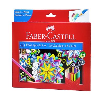 Set de lápices Faber Castell ecolápices x 60 unidades