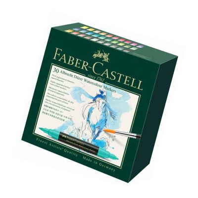 Set de marcadores Faber Castell acuarelables x 30 Uni