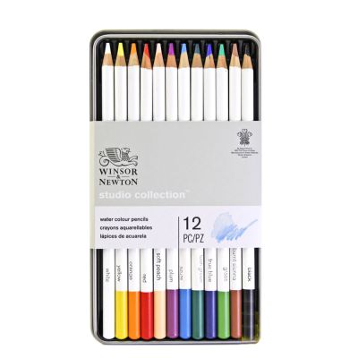 Set de lápices acuarelables Winsor & Newton x 12 Unidades (lata)