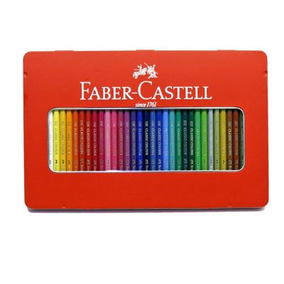 Set de lápices Faber Castell ecolapiz lata x 36 con ventana
