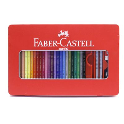 Set de lápices Faber Castell ecolapiz lata x 48 con ventana