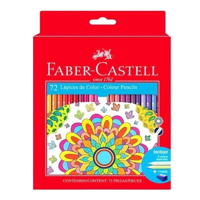 Set de lápices Faber Castell ecolápices x72 colores