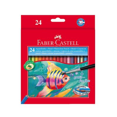 Set de lápices Faber Castell ecolápices x 24 uni. + sacapuntas