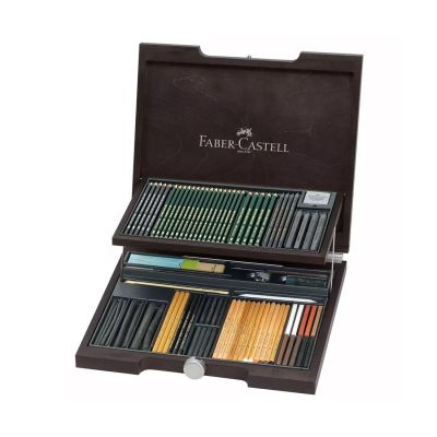 Set de lápices Faber Castell pitt monochromos 86 elem.