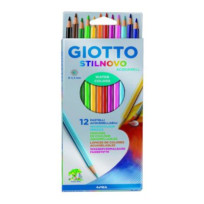 Set de lápices Giotto stilnovo acquarell x12 colores
