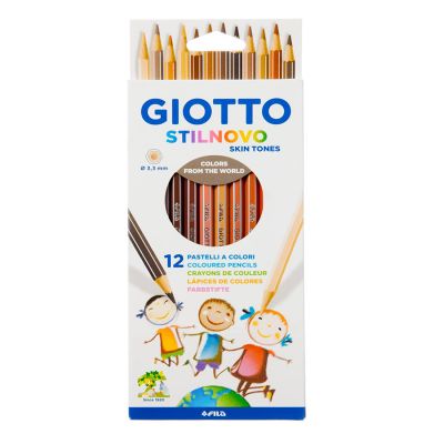 Set de lápices Giotto stilnovo -tonos piel- x12