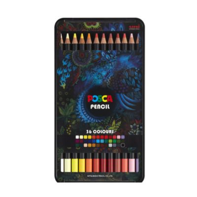 Set lápices Uni Posca kpe-200 36 colores
