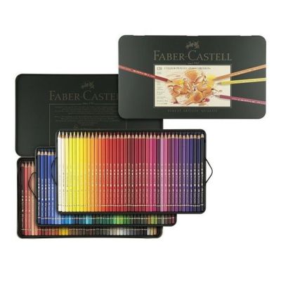 Lata de lápices Faber Castell polychromos x 120