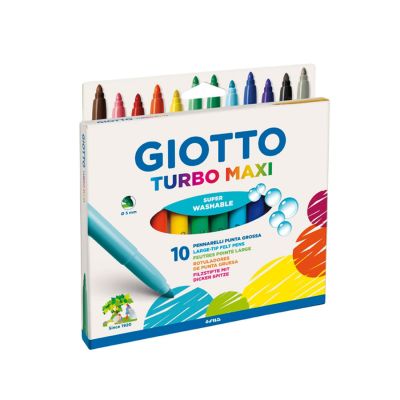 Set de marcadores Giotto turbo maxi x 10 unidads