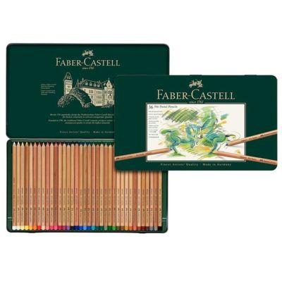 Lata de lápices pitt pastel de Faber Castell x 36