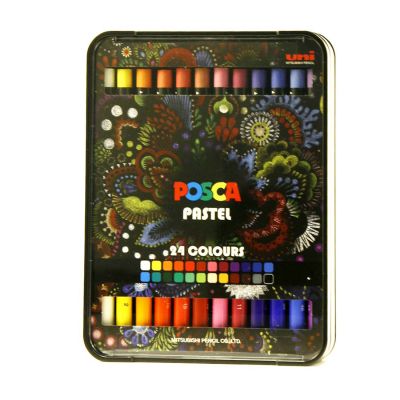 Crayones al oleo Uni Posca kpa-100 24 colores