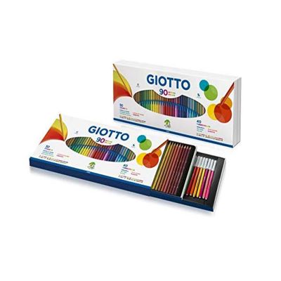 Set Giotto 90 piezas 50 lápices 40 marcadores