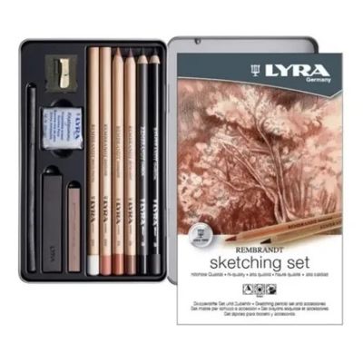 Lata lápices Lyra Rembrandt sketching x 11 unidades